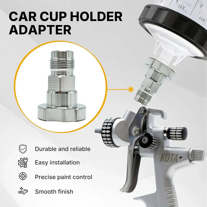 Spray Gun Paint System Adapter Compatible with PPS 1.0 System Only and the Disposable Spray Gun Cup Liners and Lid System Adapter11 16018 (Aftermarket) National Supply Company