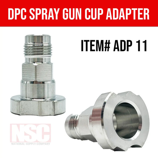 Spray Gun Paint System Adapter (11) 16018 (Aftermarket) Compatible with PPS 1.0 System Only and the Disposable Spray Gun Cup Liners and Lid System - National Supply Company