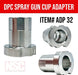 Spray Gun Paint System Adapter (32) 16136 (Aftermarket) Compatible with PPS 1.0 System Only and the Disposable Spray Gun Cup Liners and Lid System National Supply Company