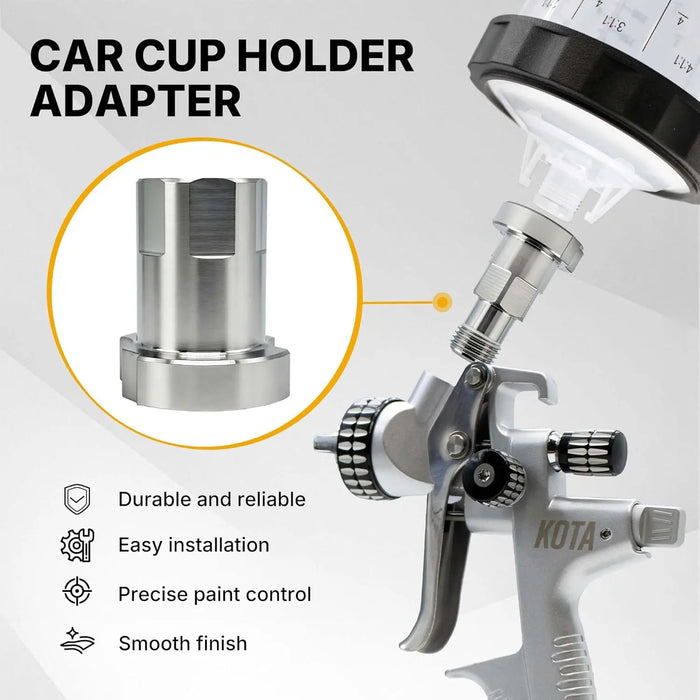 Spray Gun Paint System Adapter (32) 16136 (Aftermarket) Compatible with PPS 1.0 System Only and the Disposable Spray Gun Cup Liners and Lid System National Supply Company