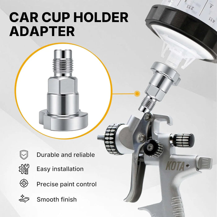 Spray Gun Paint System Adapter (43) 16139 (Aftermarket) Compatible with PPS 1.0 System Only and the Disposable Spray Gun Cup Liners and Lid System National Supply Company
