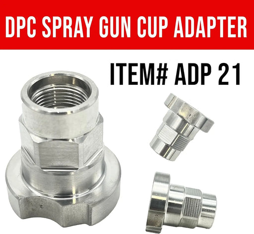 Spray Gun Paint System Compatible with PPS 1.0 System Only and the Disposable Spray Gun Cup Liners and Lid System Adapter21 - 16105 (Aftermarket) National Supply Company