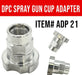 Spray Gun Paint System Compatible with PPS 1.0 System Only and the Disposable Spray Gun Cup Liners and Lid System Adapter21 - 16105 (Aftermarket) National Supply Company