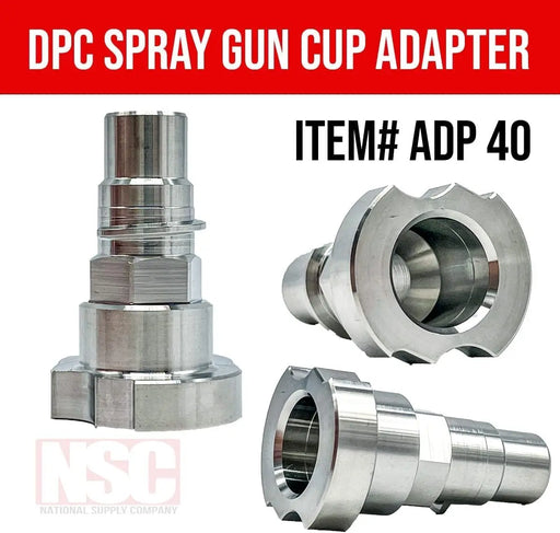 Spray Gun Paint System (Aftermarket) Compatible with PPS 1.0 System Only and the Disposable Spray Gun Cup Liners and Lid System Adapter40 - 16135 National Supply Company
