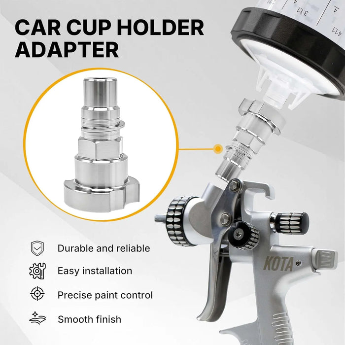 Spray Gun Paint System (Aftermarket) Compatible with PPS 1.0 System Only and the Disposable Spray Gun Cup Liners and Lid System Adapter40 - 16135 National Supply Company