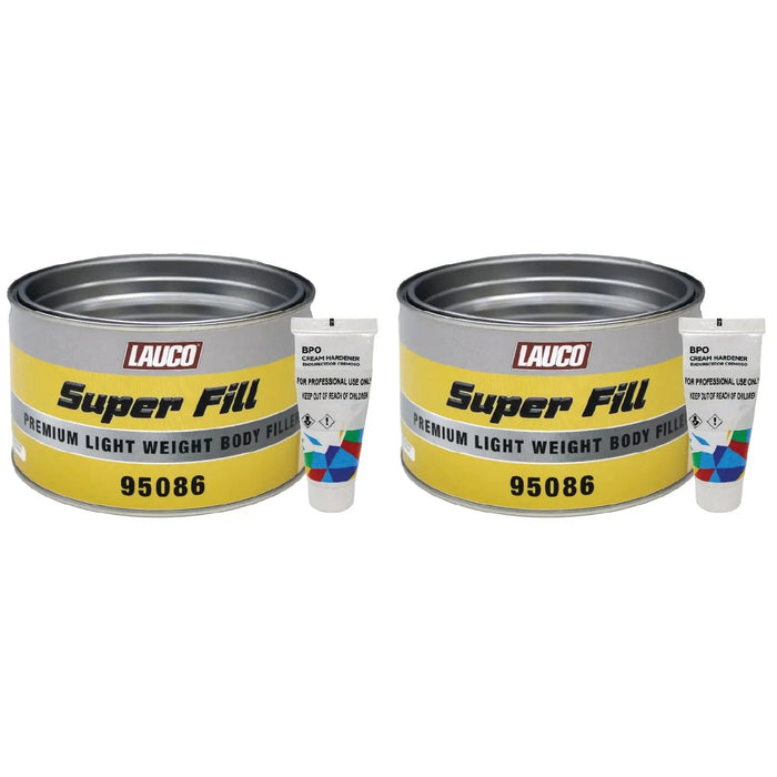 Super Fill Premium Lightweight Body Filler - Ideal for Small-Medium Dents & Scratches, Adheres to Fiberglass, Steel, Galvanized, Zinc & Aluminum, National Supply Company