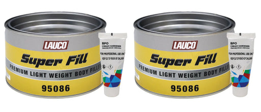 Super Fill Premium Lightweight Body Filler - Ideal for Small-Medium Dents & Scratches, Adheres to Fiberglass, Steel, Galvanized, Zinc & Aluminum, - National Supply Company