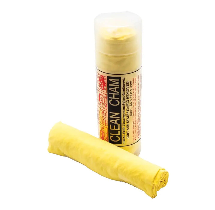 Synthetic-Chamois Cleaning Towel + Storage Case - Super Absorbent - Scratch-Free - National Supply Company