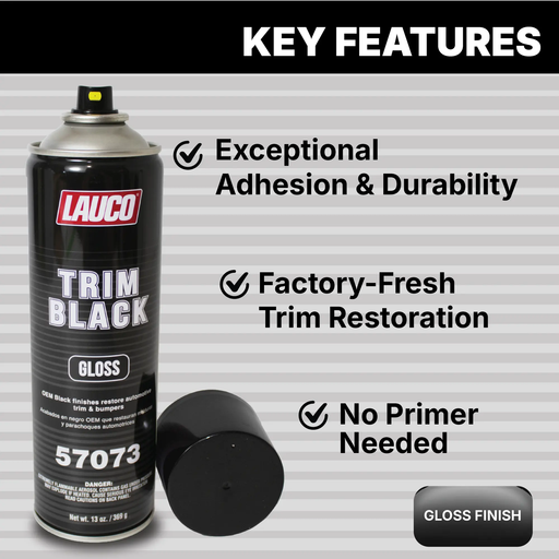 Trim Black Gloss Aerosol  13 oz. National Supply Company