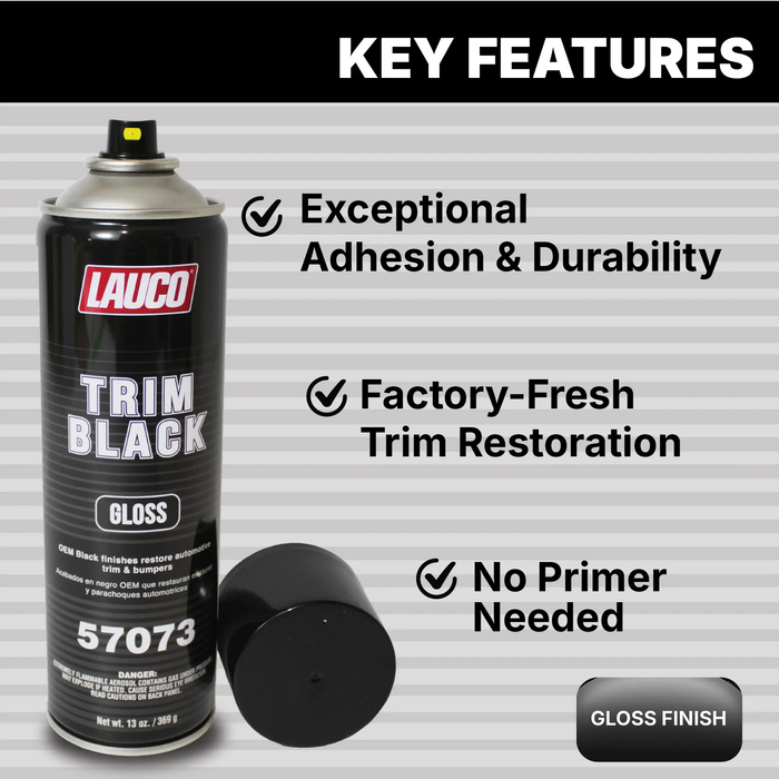 Trim Black Gloss Aerosol  13 oz. National Supply Company