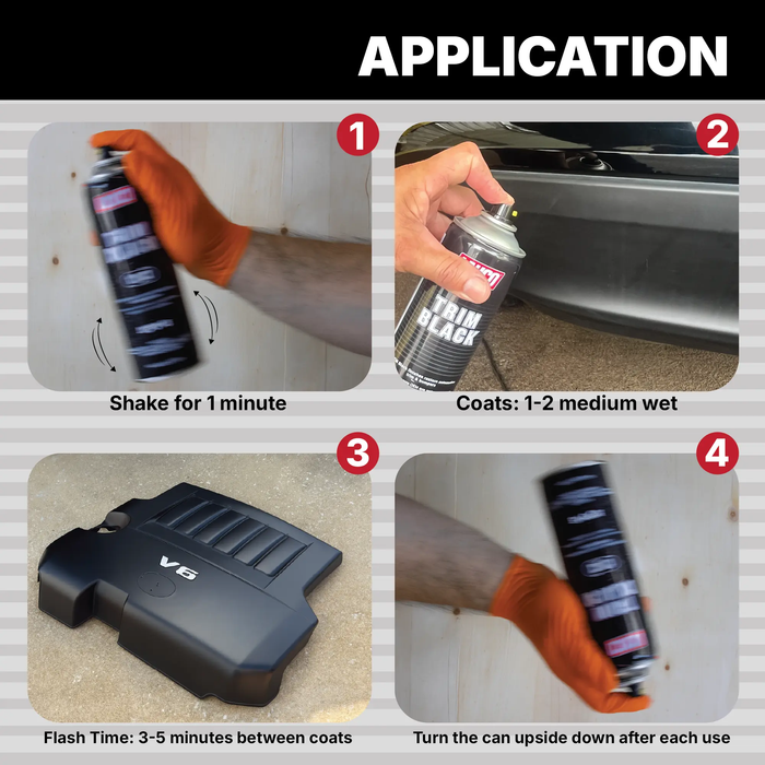 Trim Black Gloss Aerosol  13 oz. National Supply Company