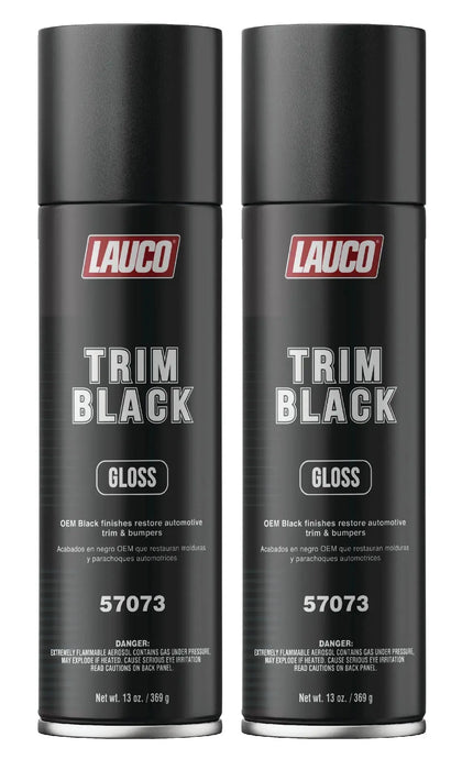Trim Black Gloss 13 oz. Automotive Aerosol Spray Paint Can, Black Spray Paint with Gloss Finish - Designed for Plastic, Aluminum, Steel and Stainless Steel - National Supply Company