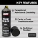 Trim Black Matte Aerosol 13 oz. Automotive Spray Paint Can National Supply Company