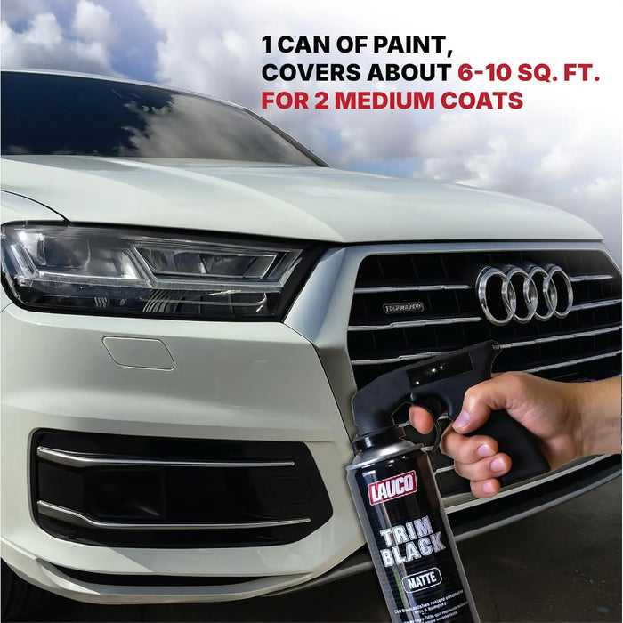 Trim Black Matte Aerosol 13 oz. Automotive Spray Paint Can National Supply Company