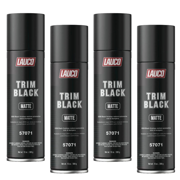 Trim Black Matte Aerosol 13 oz. Automotive Spray Paint Can National Supply Company