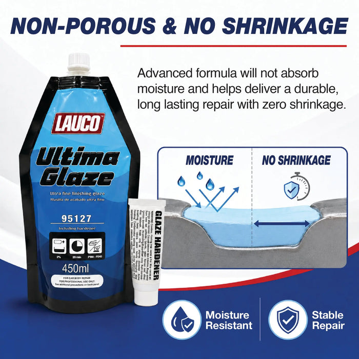 Ultima Glaze Ultra fine Finishing Glaze, 450ML Self-Leveling Polyester Finishing - (95127) National Supply Company