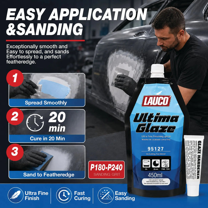 Ultima Glaze Ultra fine Finishing Glaze, 450ML Self-Leveling Polyester Finishing - (95127) National Supply Company