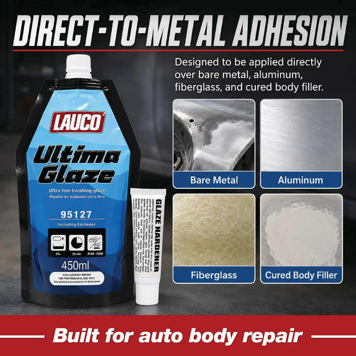 Ultima Glaze Ultra fine Finishing Glaze, 450ML Self-Leveling Polyester Finishing - (95127) National Supply Company