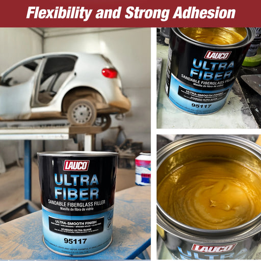 Ultra Fiber Sandable Fiberglass Filler for Fiberglass, Steel, Plastics, etc National Supply Company