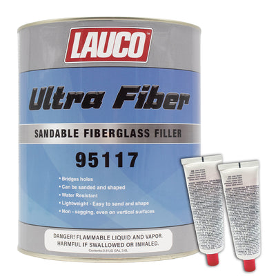 Ultra Fiber Sandable Fiberglass Filler for Fiberglass, Steel, Plastics, etc