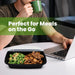 Uni-Pak Meal Prep Containers Reusable with Lids, Sturdy Leakproof & Food Safe, Microwave, Freezer, Dishwasher Safe Prep Containers, To Go Take Out Plastic Food Storage Uni-Pak