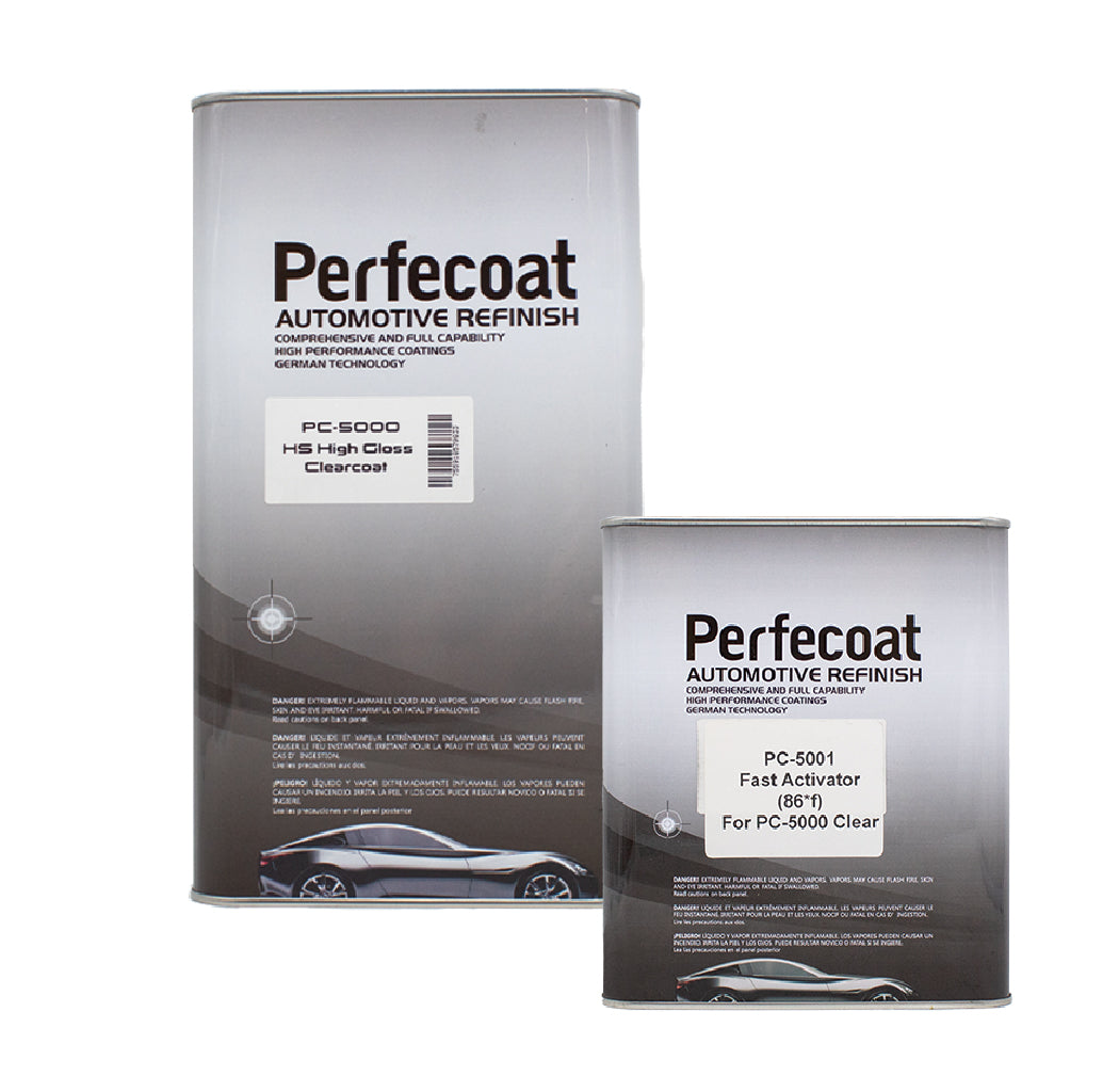 Perfecoat Automotive Refinishing PC-5000 HS High Gloss Clearcoat (2:1) 5 Liter & 2.5 Liter Activator KIT