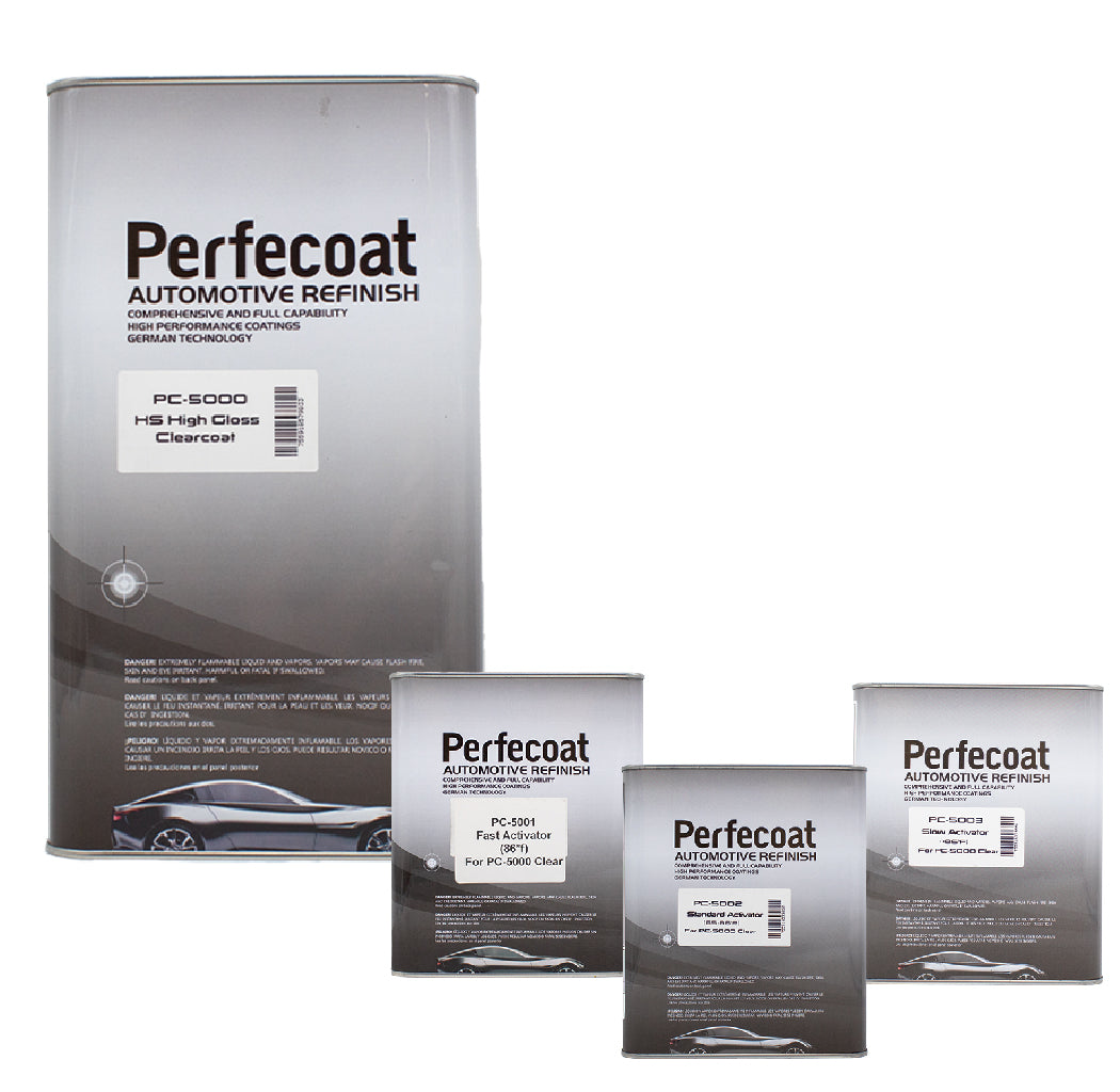 Perfecoat Automotive Refinishing PC-5000 HS High Gloss Clearcoat (2:1) 5 Liter & 2.5 Liter Activator KIT
