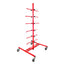Panel Tree Paint Stand, Adjustable Automotive 6 Hooks, Auto Body Stand for Hoods Doors, 4 Caster Wheels, Paint Rack Stand
