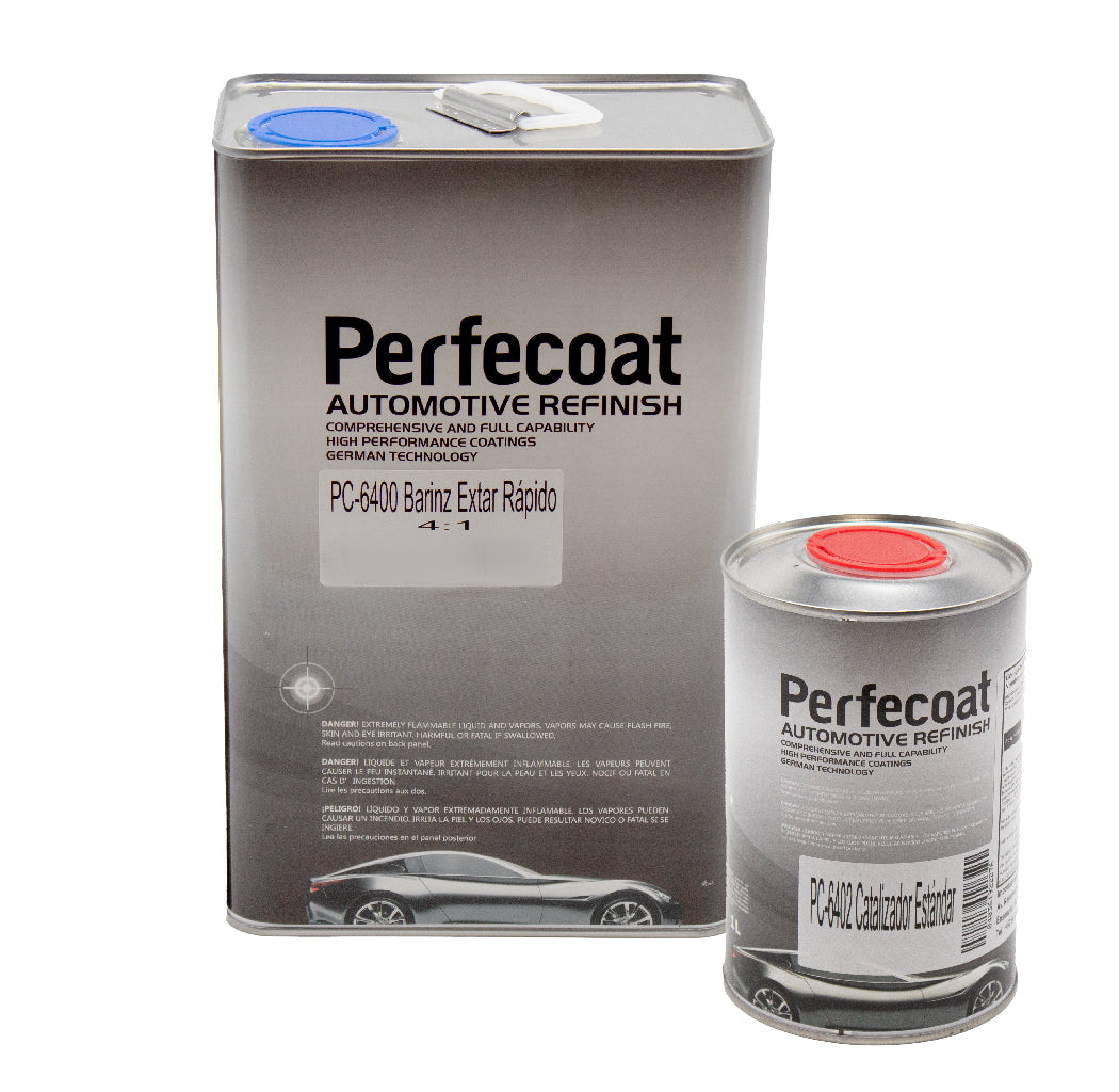 Perfecoat Automotive Refinishing PC-6400 Super Fast Clearcoat (4:1) 1 Gallon & 1 US Quart Activator KIT