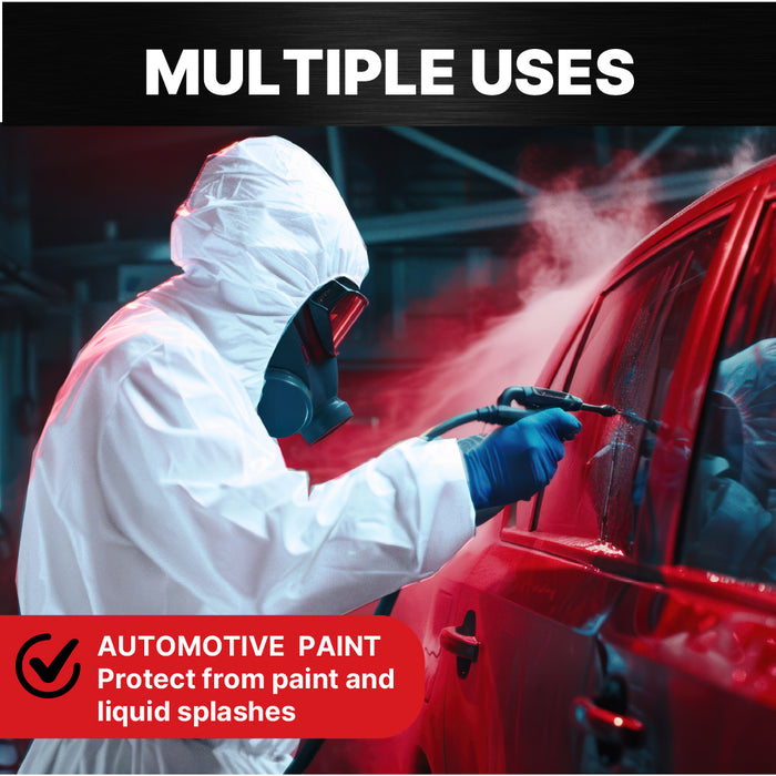 KOTA Disposable Coverall Suit - Hooded coverall, Elastic Waist & Wrist - Spray Painting