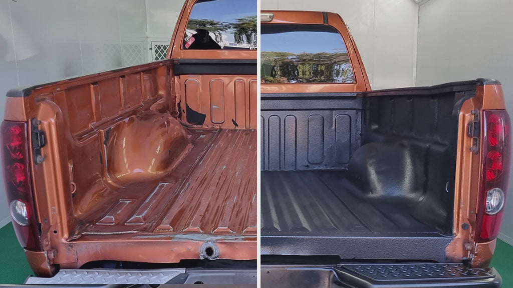 Truck Bed with Rintek Spray-On Liner