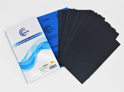 Wet or Dry Sandpaper Finishing Sheets 9x5 inch - 400 GRIT - Box of 50