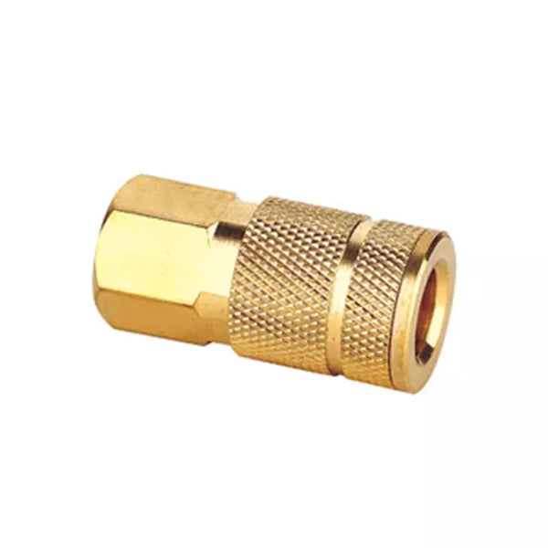 Quick-Coupler Hose Connector, Brass, Male/Female Set by A.M. Leonard