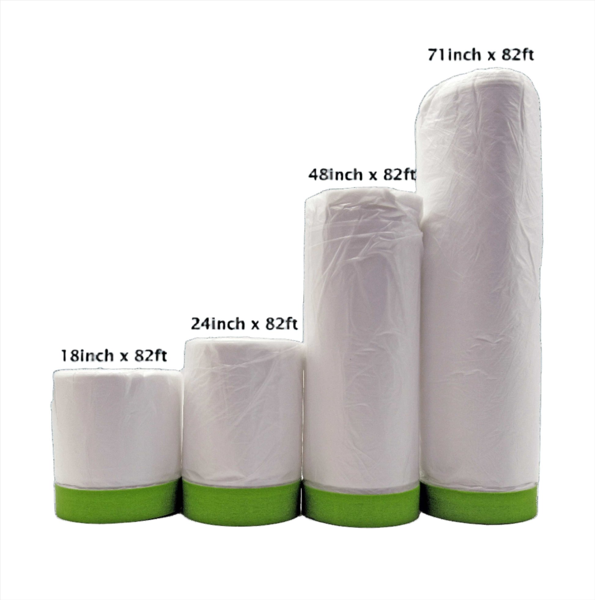 MyLifeUNIT: Tape and Drape, 3 Pack Masking Paper with Tape for Automotive  Painting