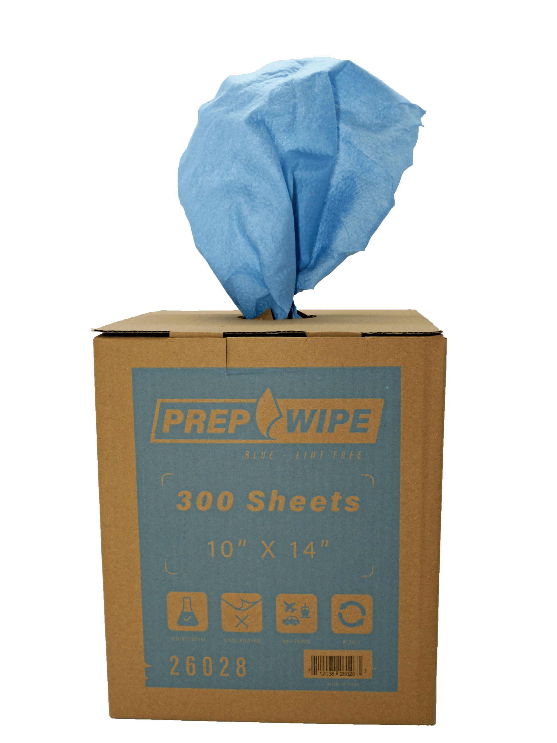 Prep Wipe Lint Free Cleaning Towels Pack of 100 Sheets 9 x 17 (white)