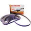 MAXIBAND File Belt Bandes Abrasives - Purple Sanding Belt 1/2 in x 18 INCH - Pack of 20 (Grit: 80G)