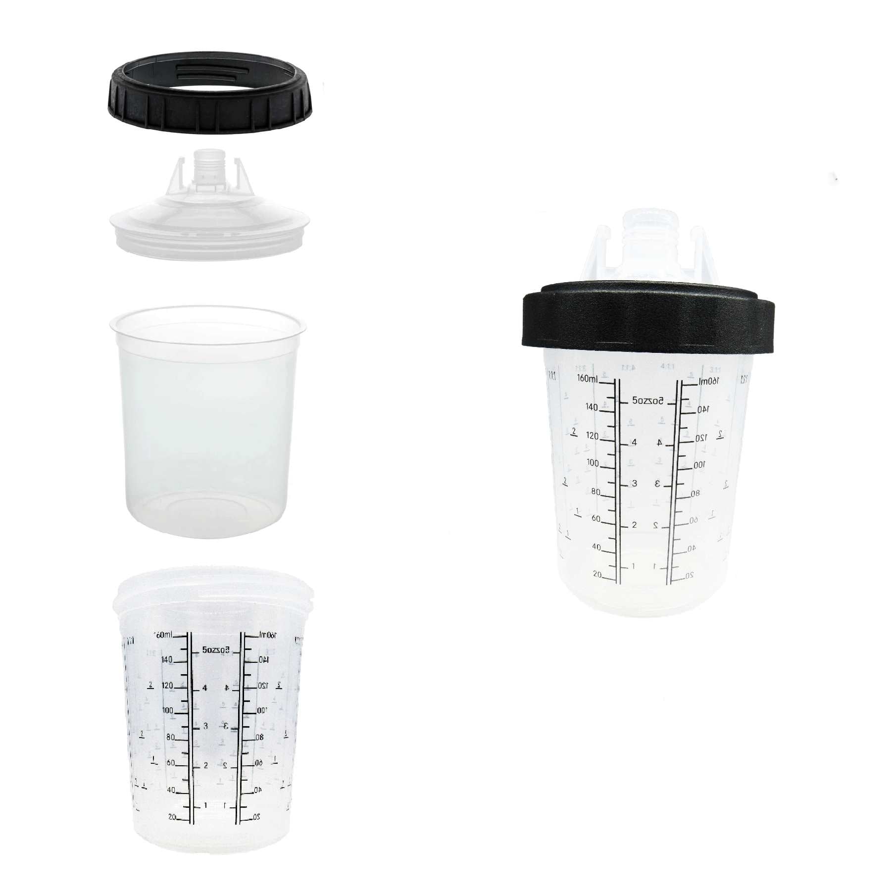 Graduated Heavy Duty Plastic Cup ( G100 and G200 Cup Guns ) 1 cups